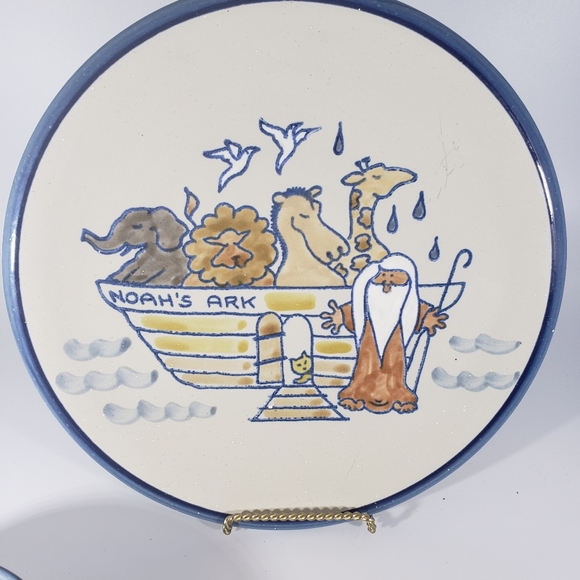 Louisville Pottery Noah's Ark Bowl and Plate - Picture 7 of 10